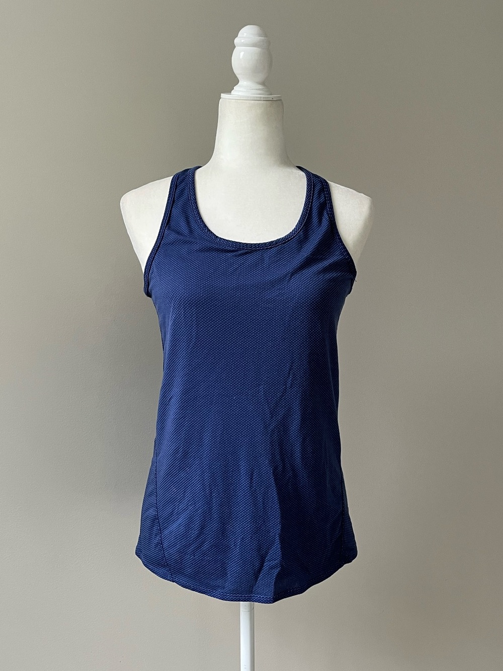 oiselle Navy Flyout Racerback Running Tank